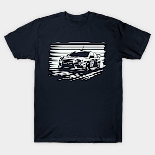 Mitsubishi Lancer Evo Rally Car T-Shirt